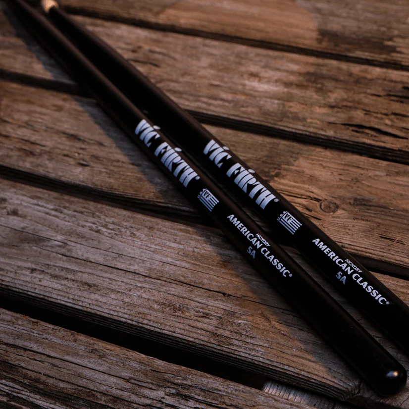 American Classic® 5A Black Drumsticks - Image 5