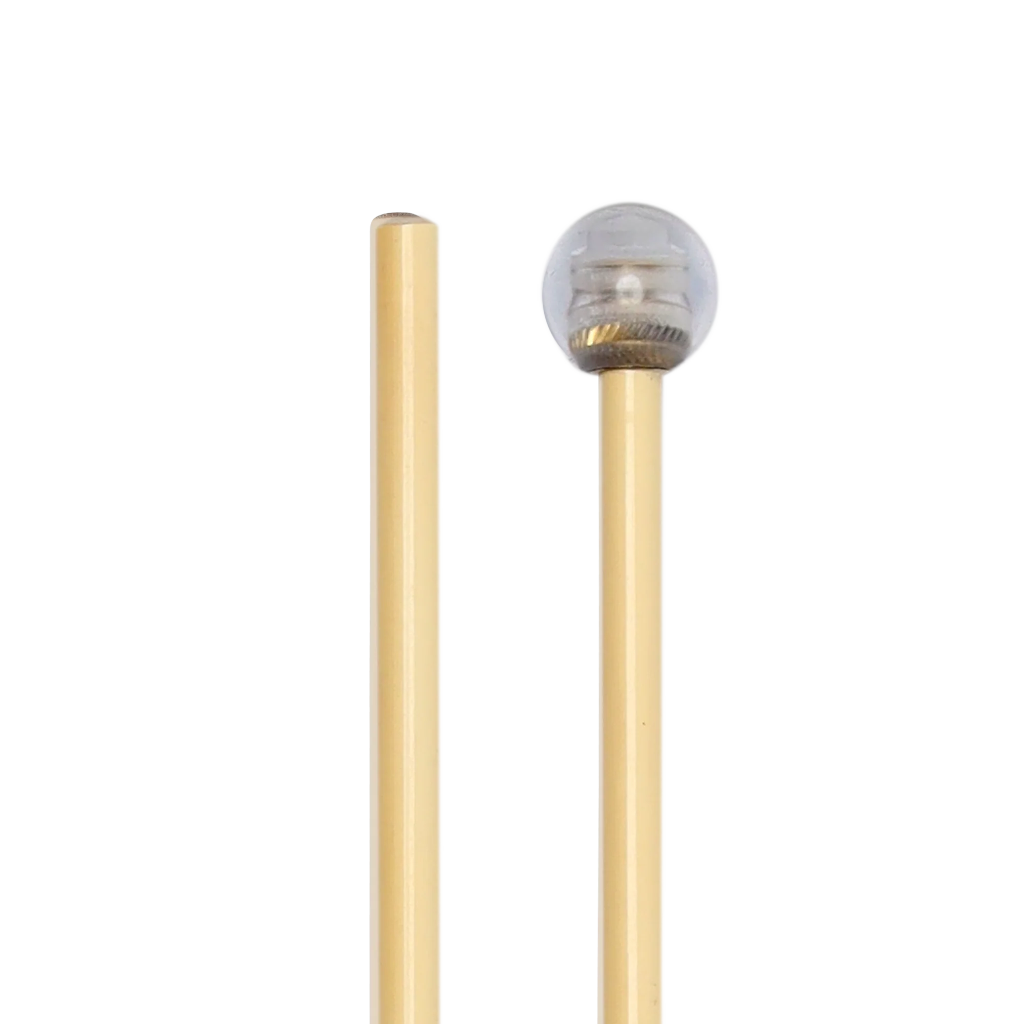 M433 - Articulate Series Keyboard Mallet - 1" Lexan w/ brass weight, Round - Image 3