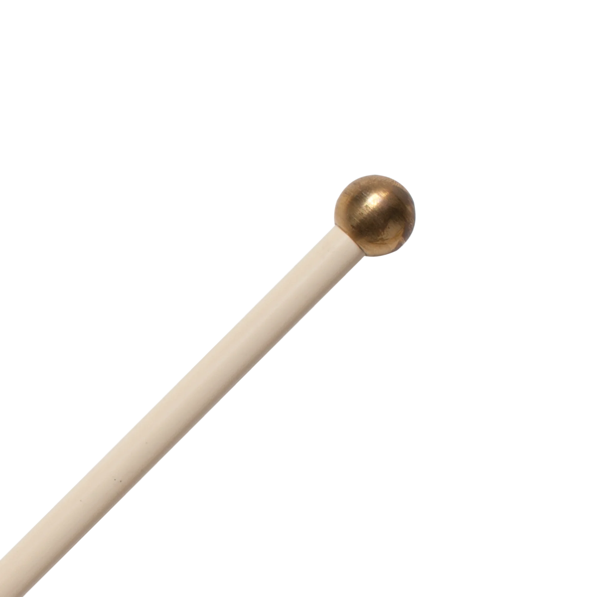 M452 - Articulate Series Keyboard Mallet - 5/8" Brass, Round - Image 4