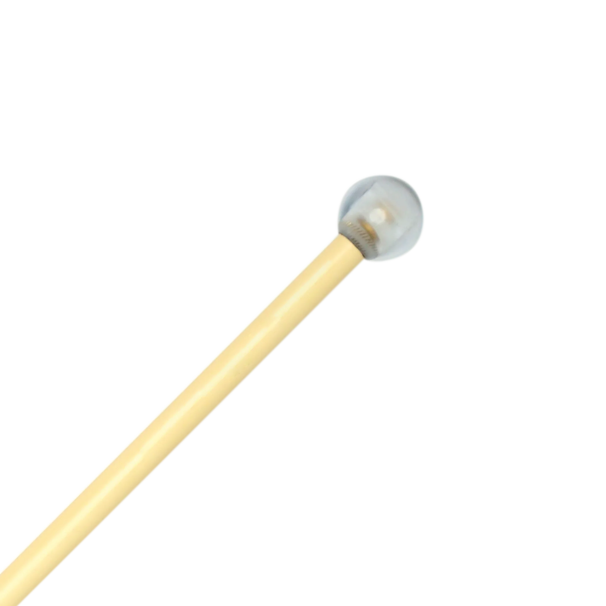 M432 - Articulate Series Keyboard Mallet - 7/8" Lexan w/ brass weight, Round - Image 4