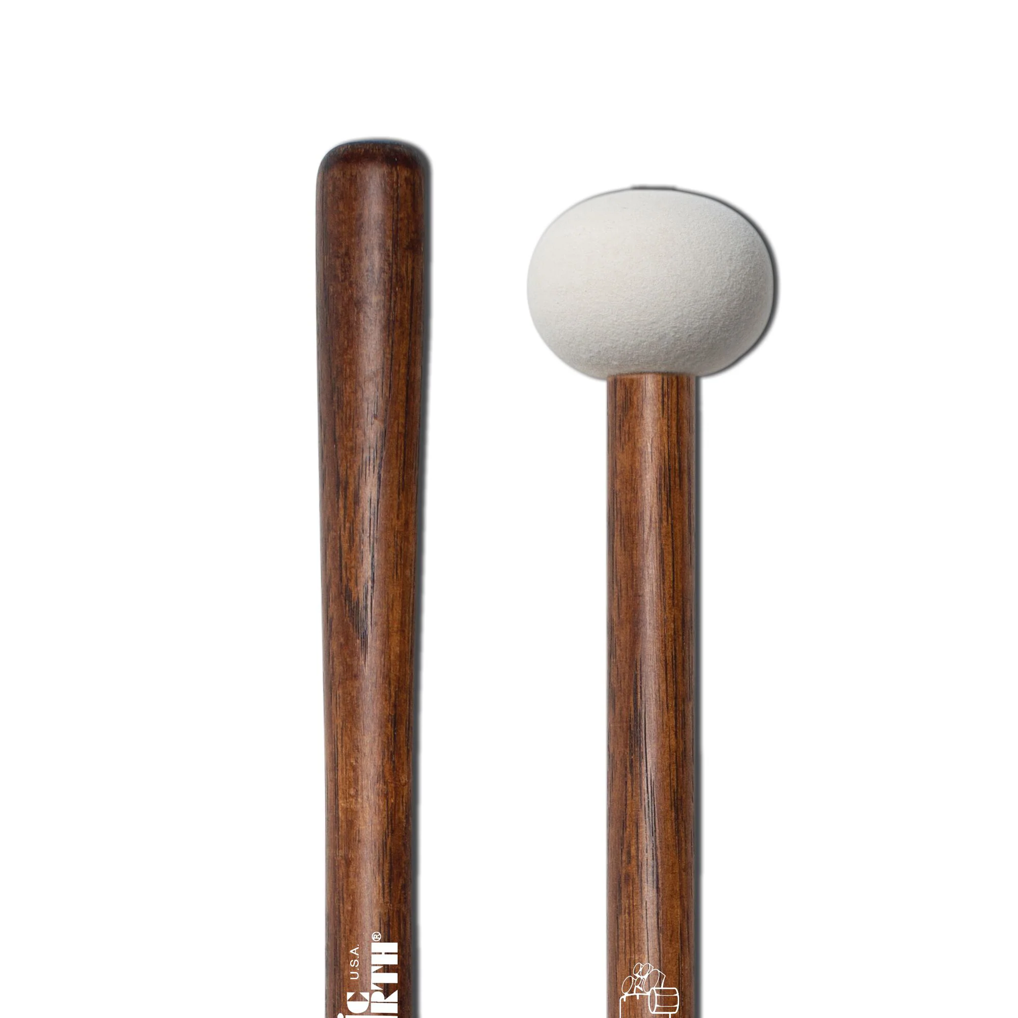 MB2H - Corpsmaster Marching Bass - Medium Head, Hard Mallets - Image 4