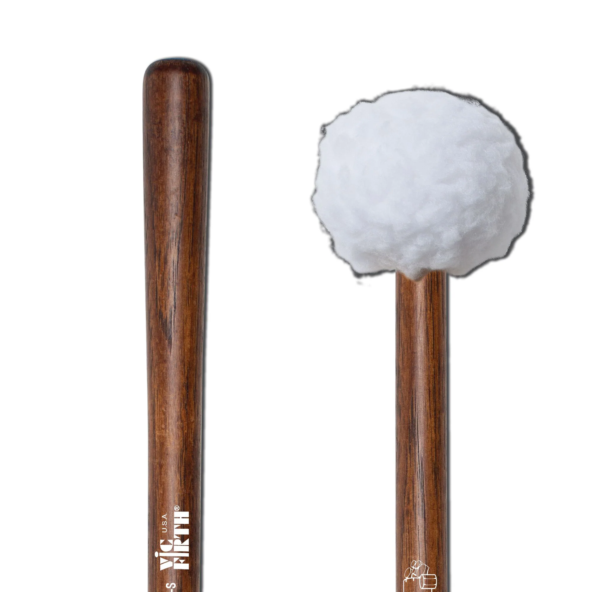 MB2S - Corpsmaster Marching Bass - Medium Head, Soft Mallets - Image 4