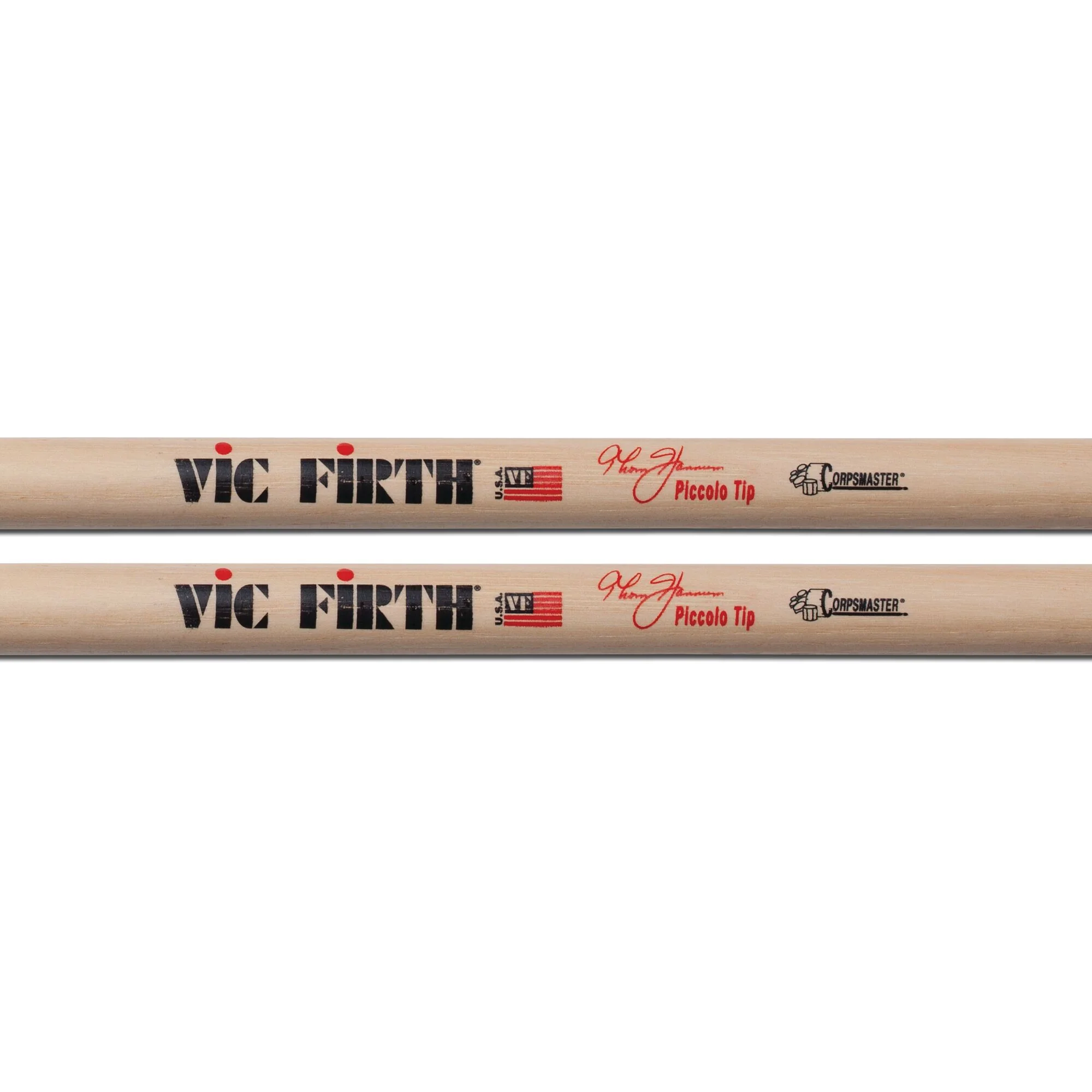 Corpsmaster Signature Snare -- Thom Hannum Piccolo Tip Drumsticks - Image 2