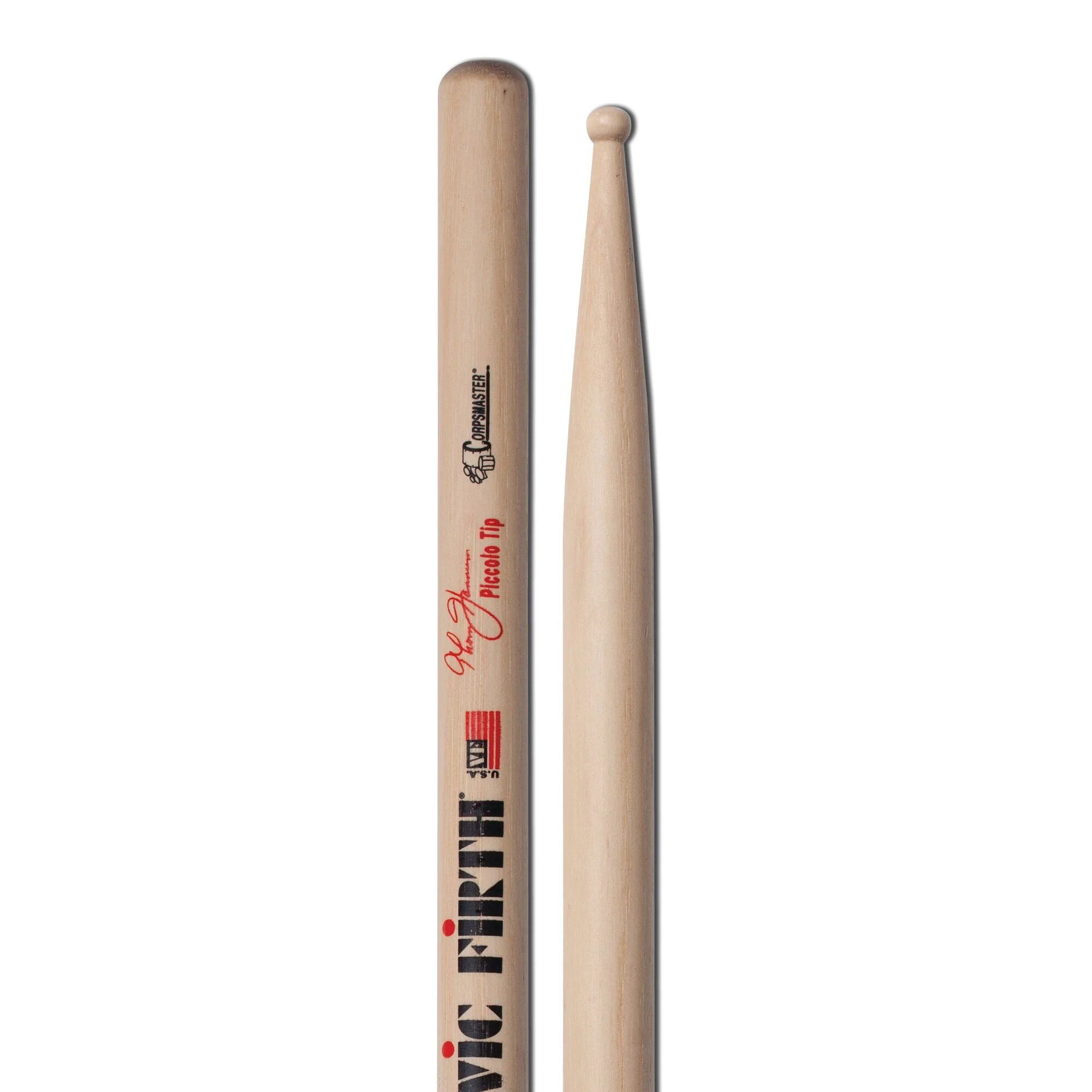 Corpsmaster Signature Snare -- Thom Hannum Piccolo Tip Drumsticks - Image 4