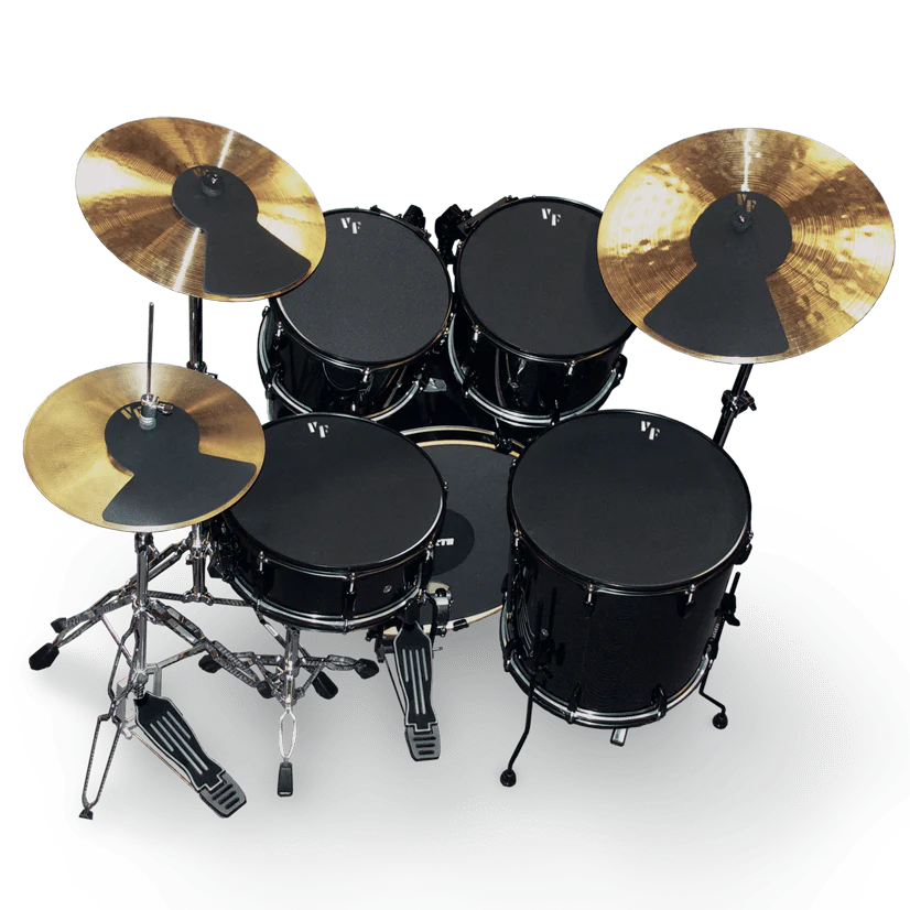 Drum & Cymbal Mute Prepack - 10", 12", 14" (2), 22", HiHat and Cymbals (2)