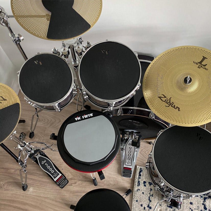 Drum & Cymbal Mute Prepack - 12", 13", 14", 16", 22", HiHat and Cymbals (2) - Image 2