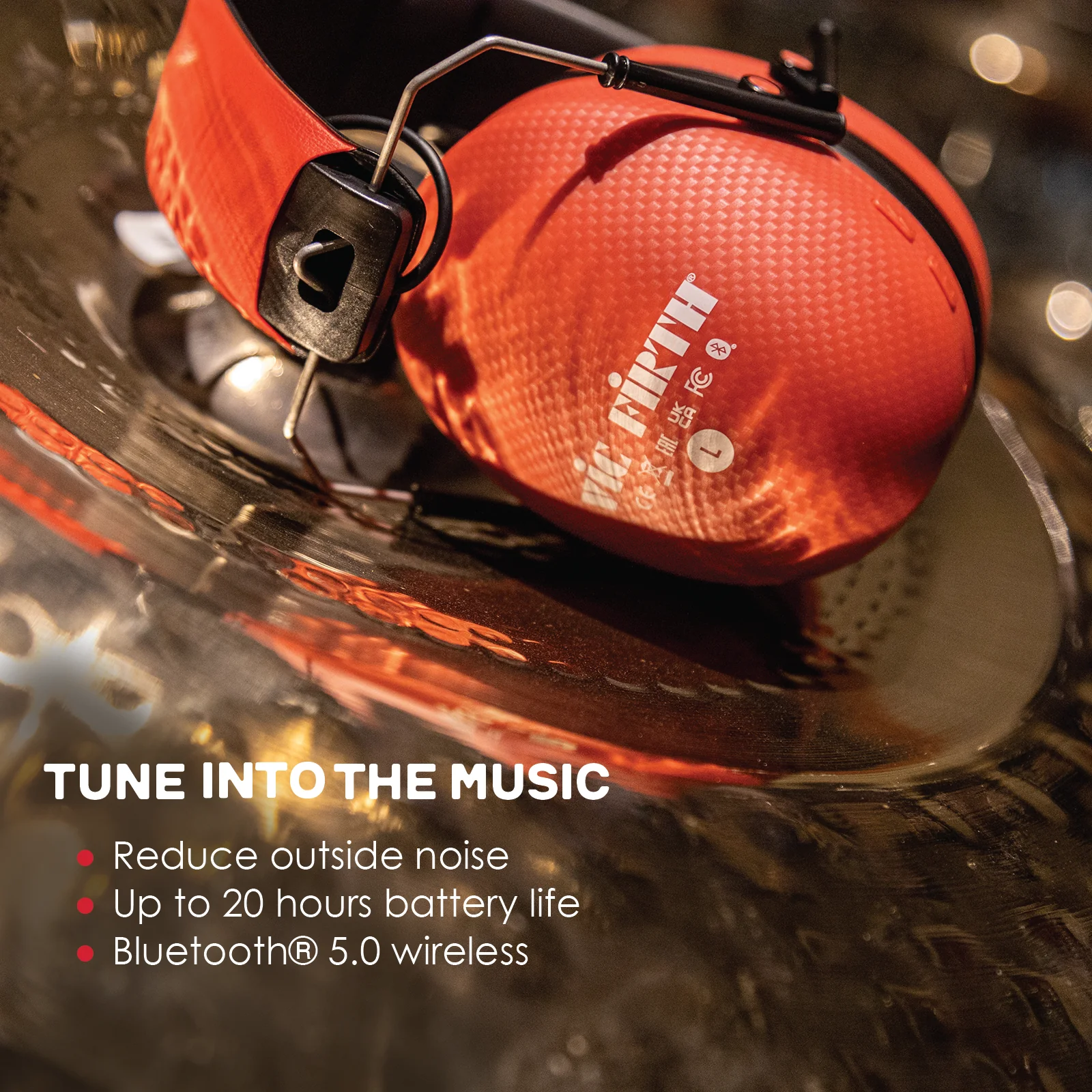 Vic Firth Bluetooth Isolation Headphones - Image 6