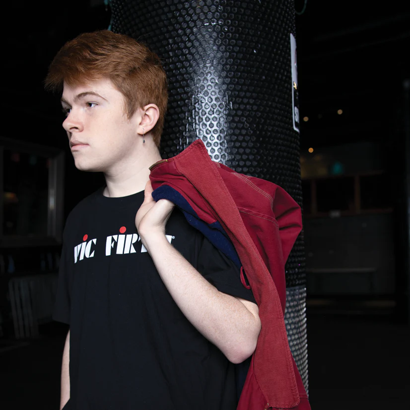 Vic Firth Black Logo Tee - Image 8