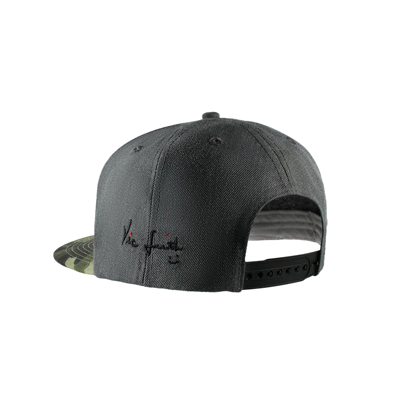 Vic Firth Gray Camo 6-Panel Snapback Hat - Image 2