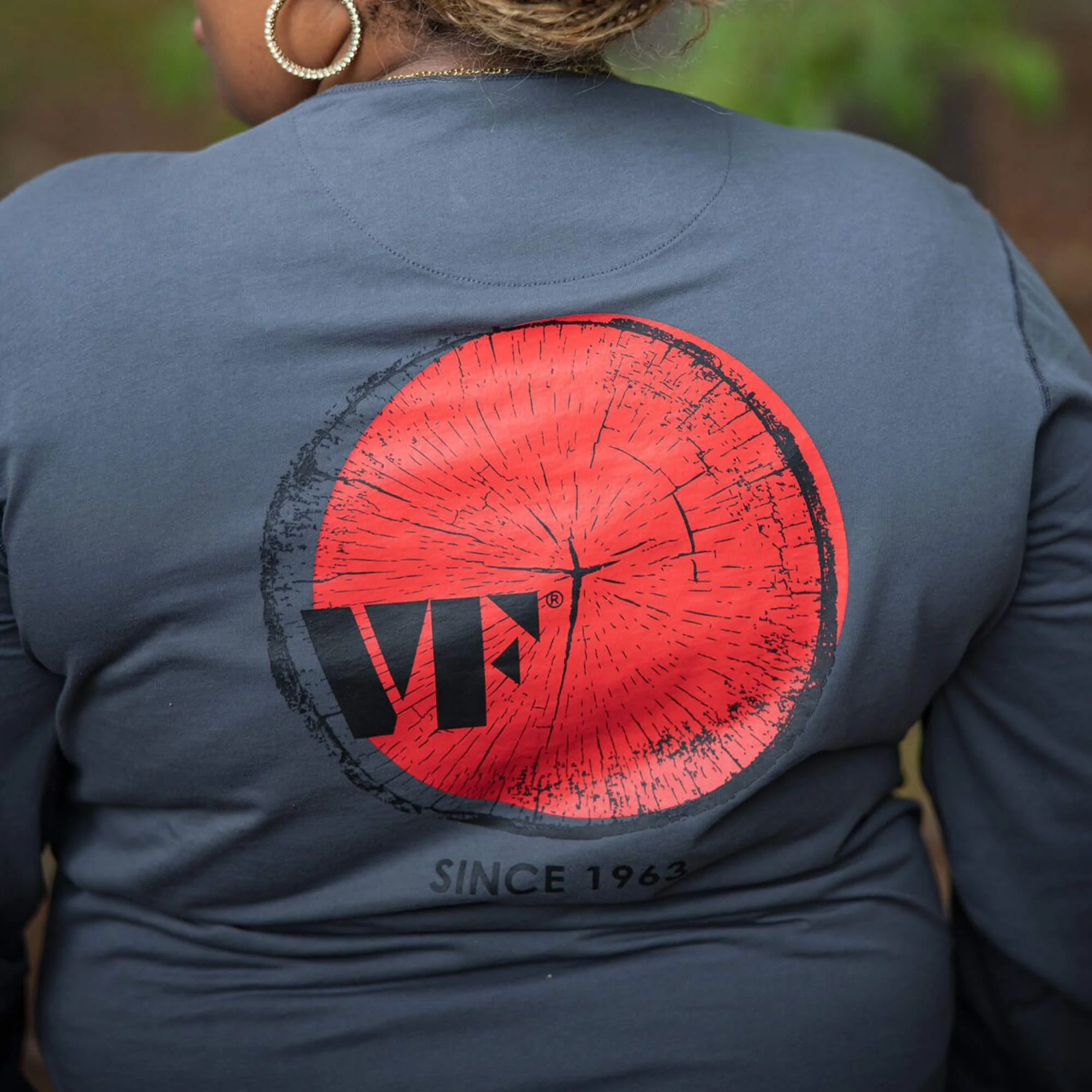 Vic Firth Gray Long Sleeve Tee - Image 5