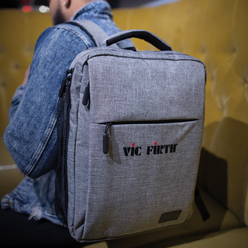 Vic Firth Gray Travel Backpack - Image 4