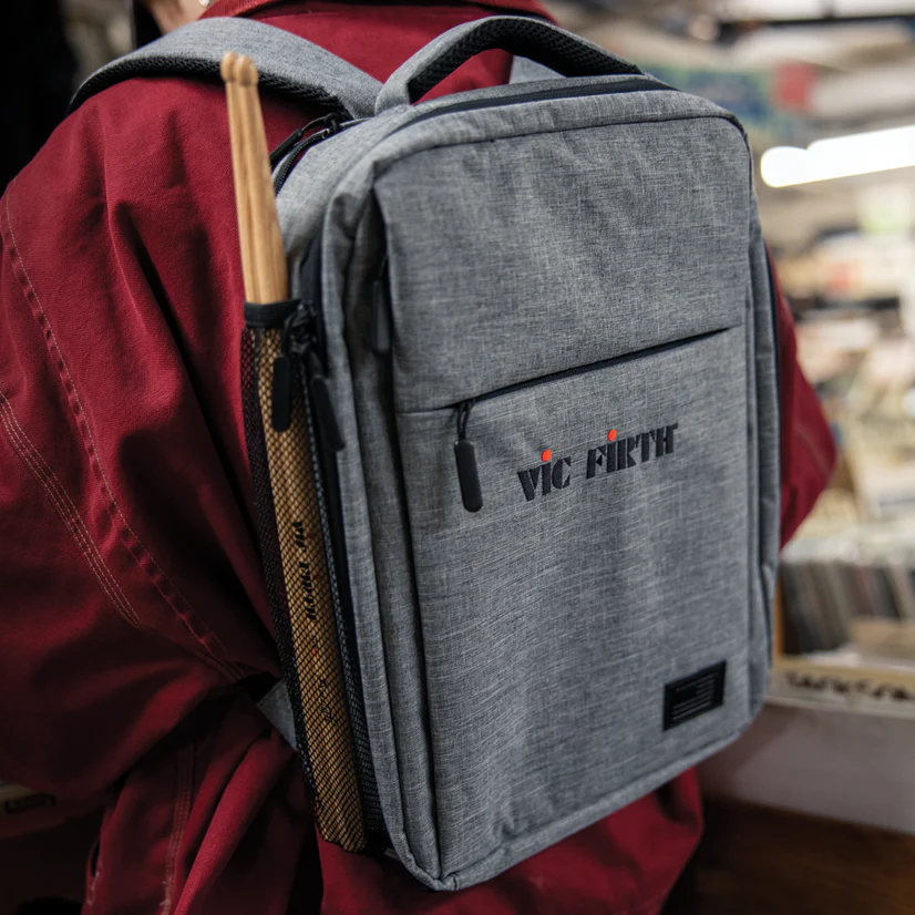 Vic Firth Gray Travel Backpack - Image 6