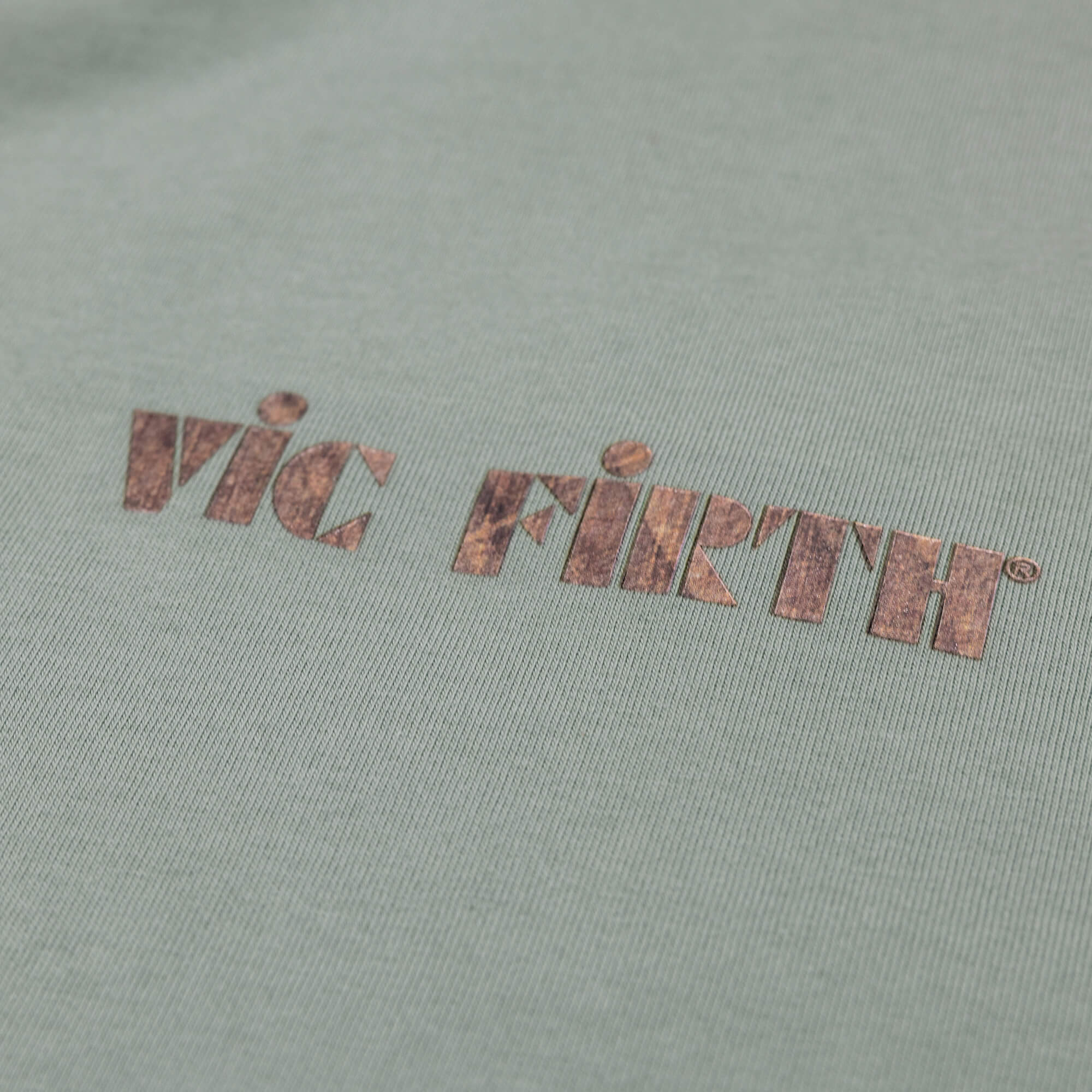 Vic Firth Limited Edition Sage Woodgrain Tee Shirt - Image 5