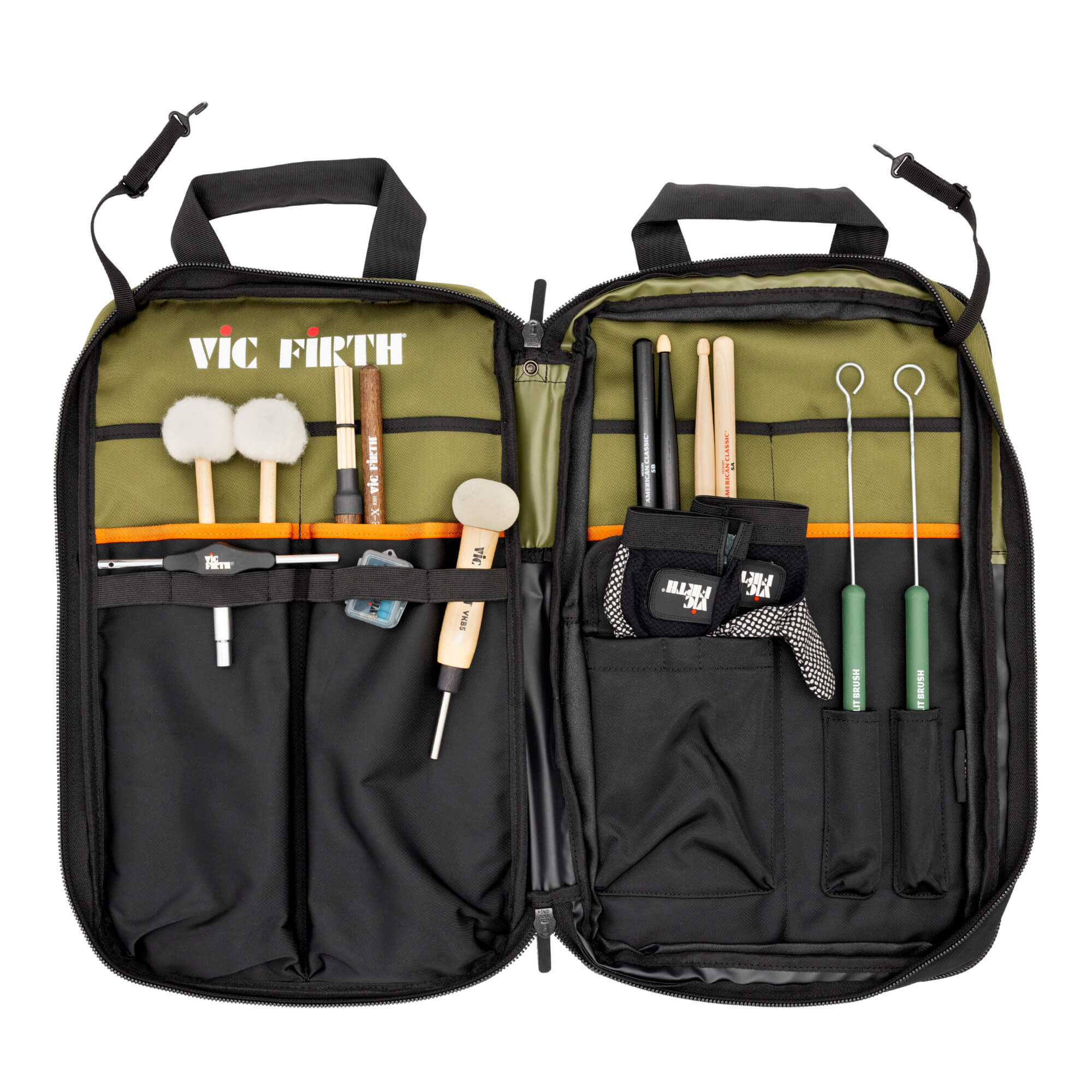 Vic Firth Professional Stick Bag Green/Black - Image 3