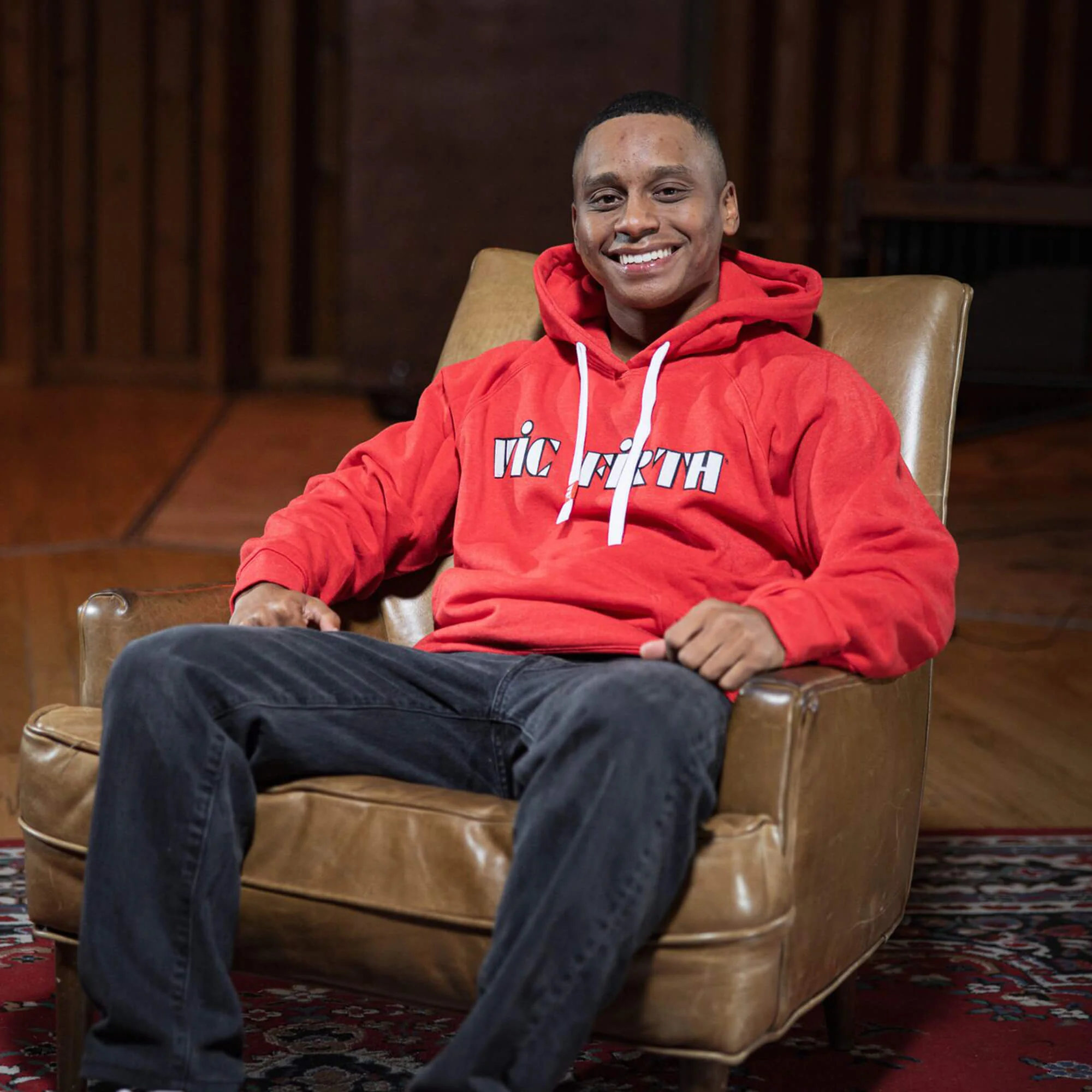 Vic Firth Red Pullover Hoodie - Image 8