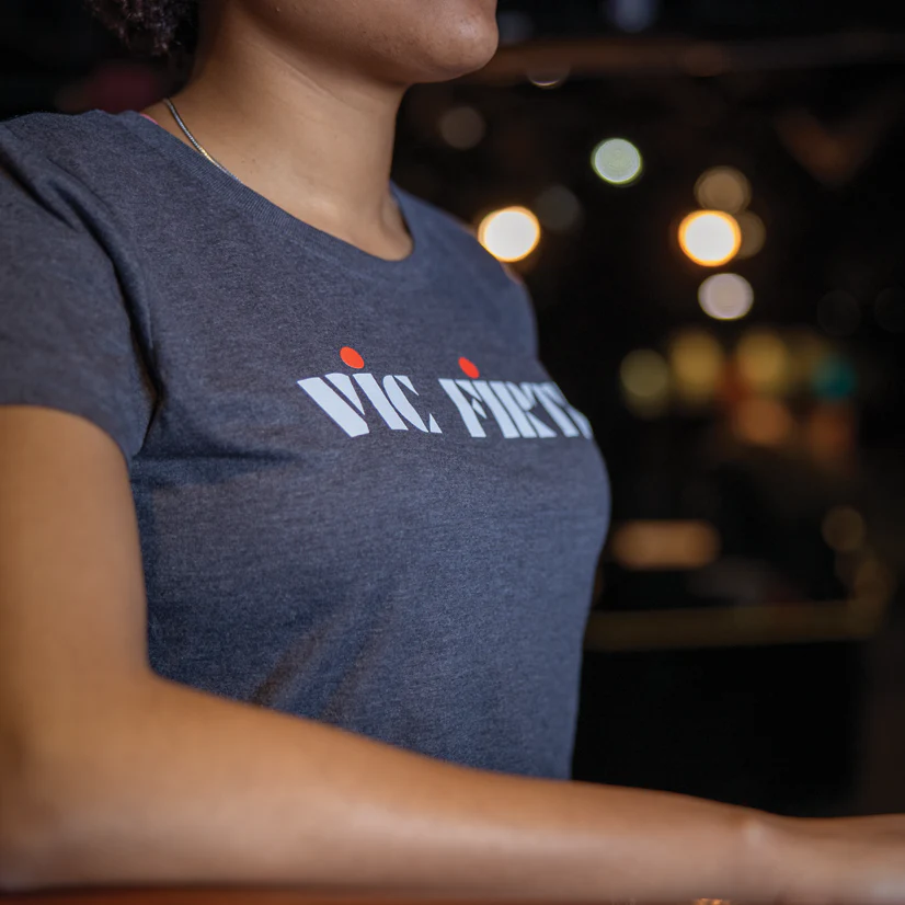Vic Firth Women's Logo Tee - Image 4