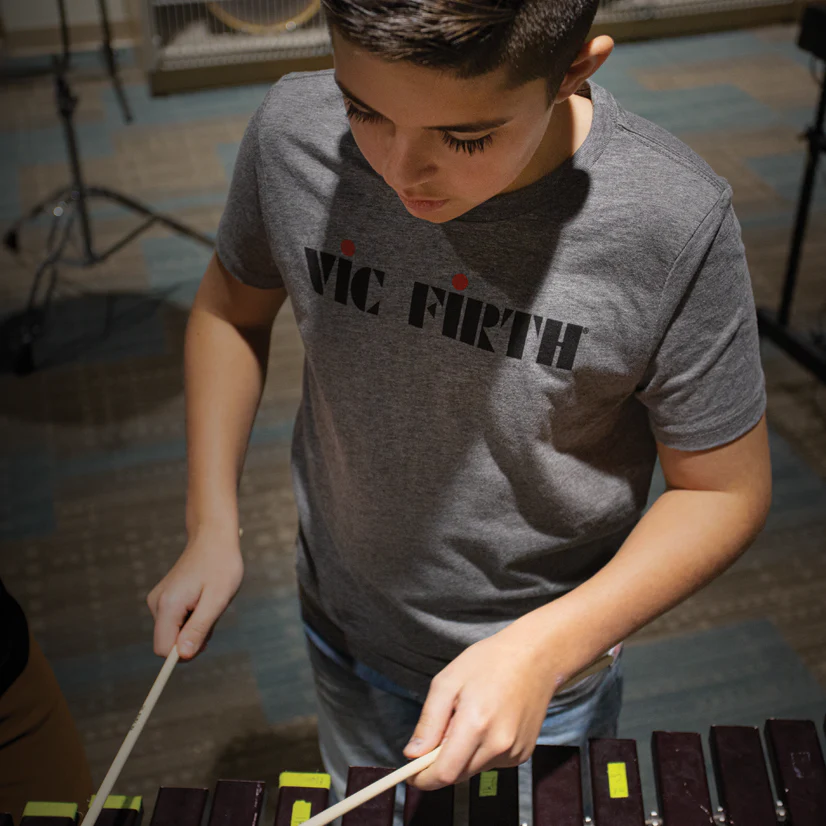 Vic Firth Youth Logo Tee - Image 5