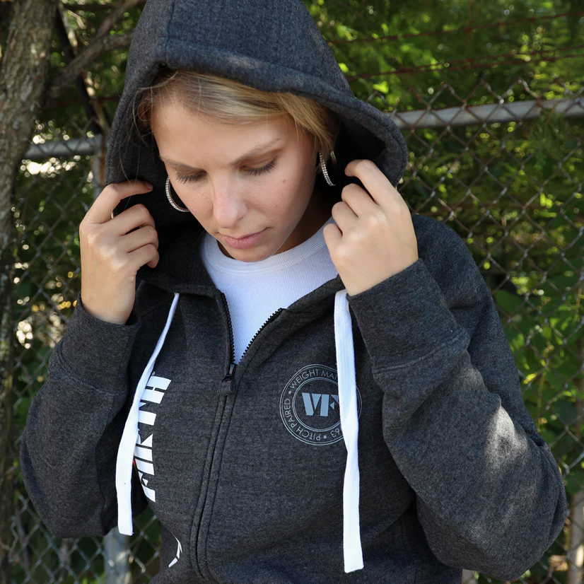 Vic Firth Zip Up Logo Hoodie - Image 7
